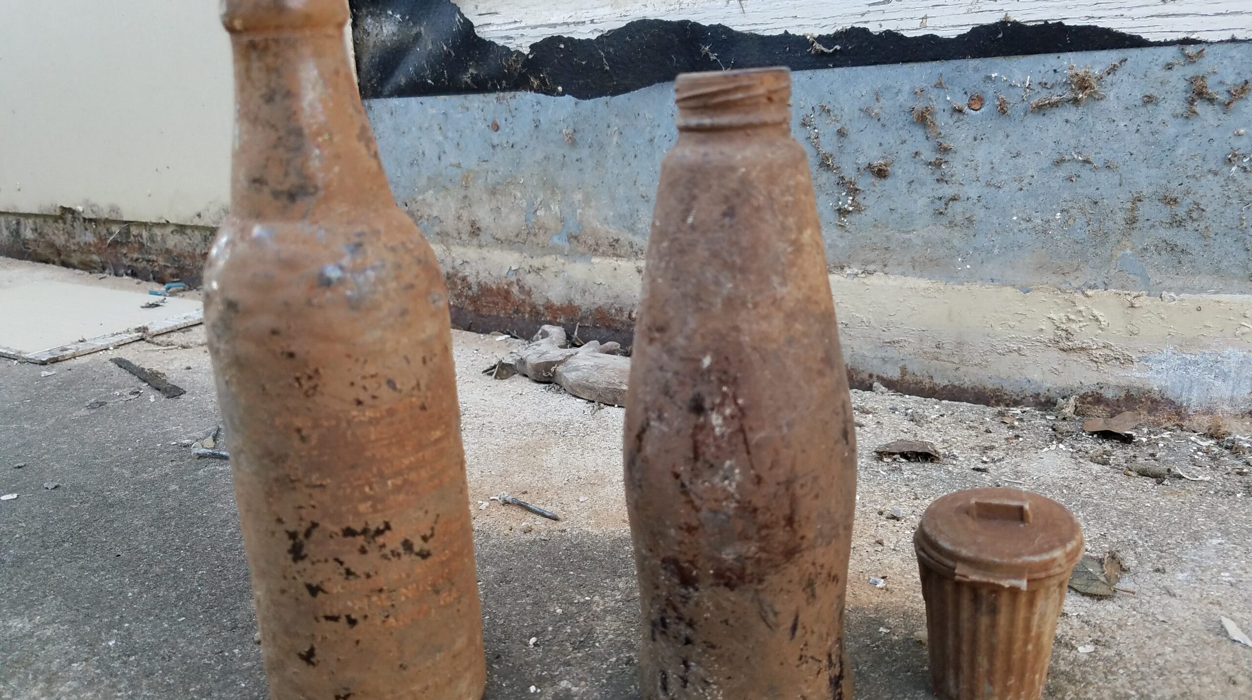 old glass bottle